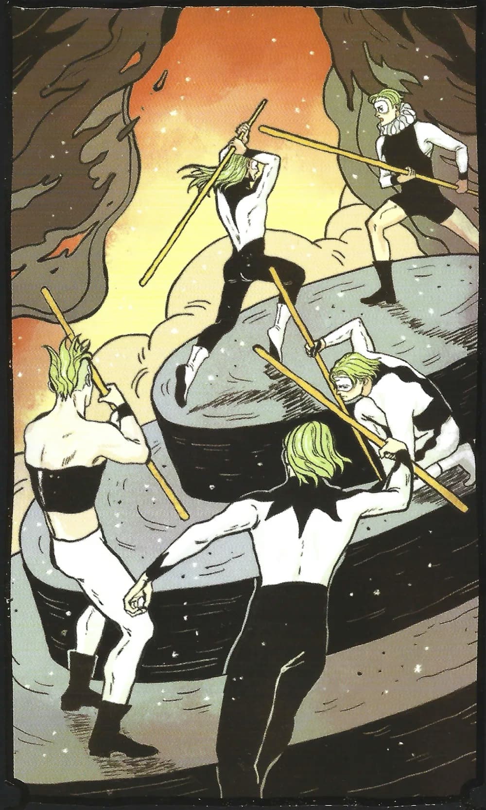 Five of Wands